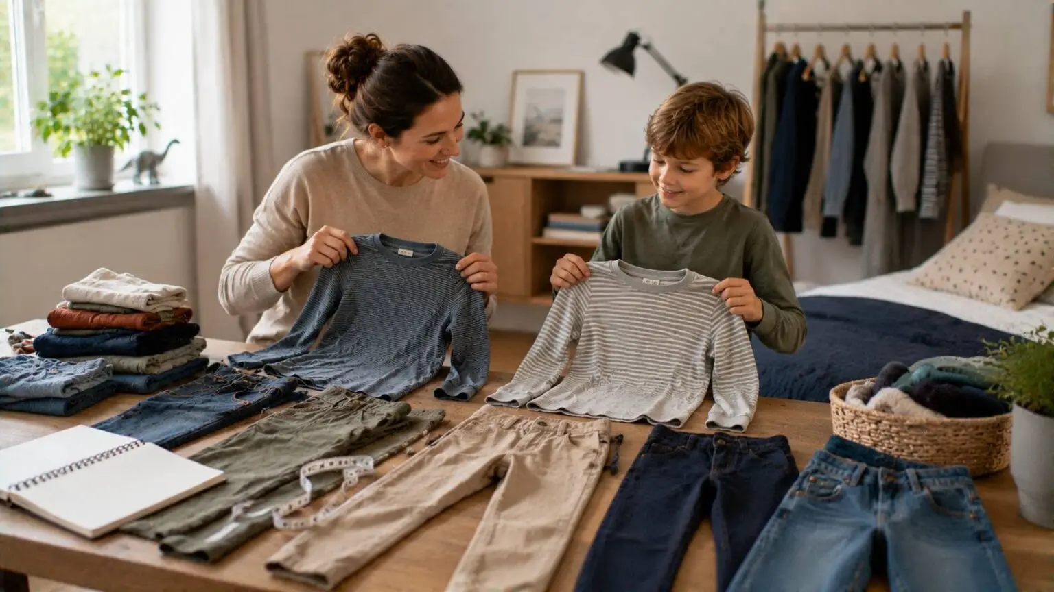 Maatgids kinderkleding voor het vergelijken en kiezen van een passende kledingmaat